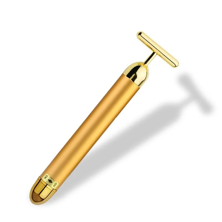 24K Gold Facial Roller Massager